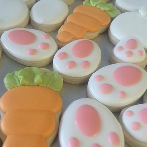 Ensemble de 6 <span class=keywords><strong>emporte</strong></span>-pièces de Pâques - Moules en plastique en forme de lapin, d'œuf, de poussin et de fleur pour la décoration de fondant, biscuits et pâtisseries - Product Image 4