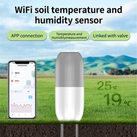 Humidimètre de sol intelligent Tuya Wifi 2-en-1, détecteur de température et d'humidité pour le jardin, la pelouse et les plantes en pot
