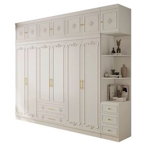 Armario de Dormitorio 2025, Muebles de Dormitorio de Diseño <span class=keywords><strong>Interior</strong></span> Moderno, Armario de Almacenamiento de Madera de Fácil Instalación - Product Image 4