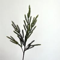 Haute qualité japon cyprès feuilles tige plantes artificielles grand feuillage vert branche de cèdre arrangements saisonniers extérieurs