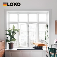 Fábrica Eloyd OEM ODM: Puerta de Cocina Moderna Vertical Exterior con Rotura de Puente Térmico, de Aleación de Aluminio, Doble Acristalamiento Low-E, Insonorizada y Energéticamente Eficiente