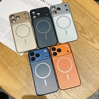 Casing Magnetik AG Frosted Mewah untuk iPhone 17 Pro Max Warna Asli Jendela Besar Tipis Premium Pelindung