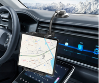 360 degrés rotatif bras Long doux col d'oie voiture tableau de bord support de téléphone voiture tablette pc support pour ipad 5-15 pouces