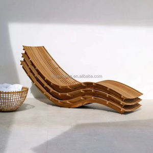 ไม้เฟอร์นิเจอร์กลางแจ้งเก้าอี้อาบแดดเก้าอี้ลานเก้าอี้โรงแรมเก้าอี้พักผ่อนชายฝั่งสระว่ายน้ํา <span class=keywords><strong>daybed</strong></span> สําหรับวิลล่า - Product Image 3