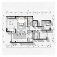 Service de design d'intérieur pour villas de luxe, maison intelligente, IOT, plan de décoration de maison résidentielle, automatisation domestique, rendu 3D, aménagement personnalisé
