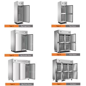 Congelador Comercial de Acero Inoxidable de Enfriamiento Directo de 420L, Bandeja para Hornear, Gran Capacidad, Congelador <span class=keywords><strong>Vertical</strong></span> de 15/30/45 Bandejas - Product Image 3