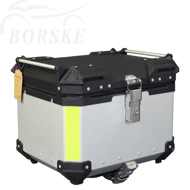 BSK-M06184 45L aluminium motorcycle tail box motorcycle trunk motorcycle aluminum tail top box