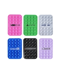 Support de téléphone à ventouse double face avec logo personnalisé pour selfies et vidéos, accessoires tendance TikTok pour iPhone