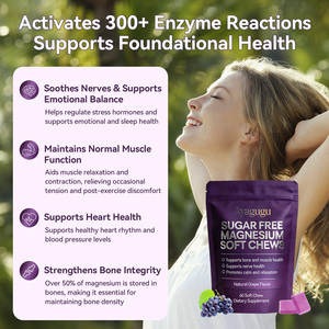 Complément Alimentaire à Marque Blanche OEM : Comprimés Mâchables au Magnésium pour la Relaxation Musculaire, le Sommeil, l'Immunité et la Santé Osseuse – Fabriqué en Usine GMP - Product Image 3