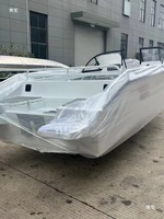 Bateau de pêche et de tourisme à grande vitesse ZM Sport en alliage d'aluminium 7,6 m avec moteur in-bord, 4/6/8 places, Chine