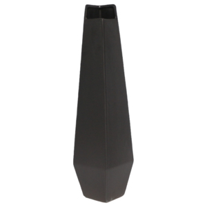 Vaso angolare minimalista per soggiorno, vaso decorativo per fiori, vaso in metallo per esposizione in casa, camera da letto, ufficio - Product Image 1
