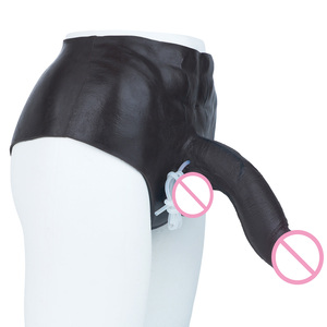 Pantalones con Dildo Curvo y Venas Realistas, Diseño Ultra Realista con Abdominales, Estimulador Anal de Punto G para Mujeres, Lesbianas y Personas Transgénero - Product Image 4