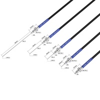 Capteur à fibre optique à réflexion diffuse FUWEI FWR-610 R25 M6, résistant à la flexion, fixation par écrou 80 mm avec détection