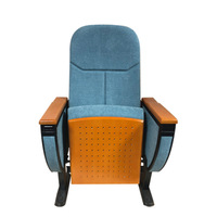 Chaises pliantes avec tablette d'écriture pour salle de conférence, cinéma, théâtre, auditorium, meubles d'école