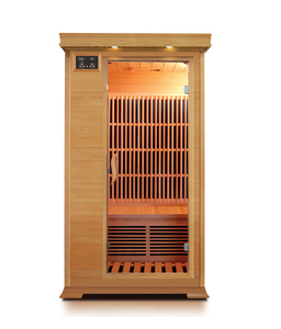 Cabina de Sauna de Infrarrojos Lejanos de Grafeno <span class=keywords><strong>para</strong></span> 1-3 Personas, Sauna Eléctrica Interior de Madera <span class=keywords><strong>para</strong></span> Spa y Bienestar en el Hogar - Product Image 1