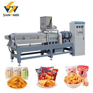 Línea Completa de Producción de Snacks Fritos, Extrusora de Doble Tornillo para Snacks Fritos Tipo Bugles, Máquina para <span class=keywords><strong>Doritos</strong></span> Fritos - Product Image 3