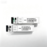 SFP-10G-BX80U/BX80D-AL 10G SFP+ BiDi Alıcı-Verici Tx1490/Rx1550 80km LC Tek Fiber Optik Modül
