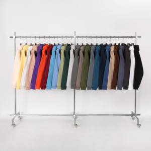 制造商批发高品质定制徽标厚重男女通用超大休闲 350gsm 抓绒套头衫空白连帽衫套装 - Product Image 3