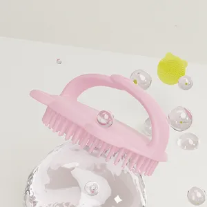 Spazzola da bagno per bambini cartone animato zampa d'orso stile esfoliante per culla spazzola per massaggio spazzola per capelli