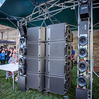 Enceinte linéaire double K208 de 8 pouces à 2 voies Système de sonorisation DJ Équipement audio de scène Enceintes passives Boîte