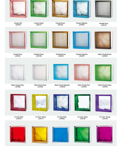 Haute qualité 190*190*80mm <span class=keywords><strong>brique</strong></span> <span class=keywords><strong>verre</strong></span> bloc bas prix pour extérieur bâtiment hôtel salon cuisine utilisation extérieure - Product Image 2