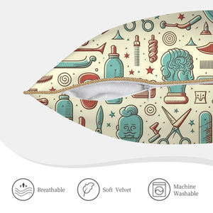 Custom image Double-Sided Velvet Bordered <b>Decorative</b> <b>Pillows</b> with Core Double-Sided Design - Product Image 5