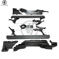 Barres latérales électriques en acier inoxydable brillant à tissage sergé, ensemble complet pour Range Rover Defender 90/110 2015-2016, course automobile