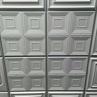Personnalisation de l'épaisseur et de la couleur, design moderne imperméable, installation facile, panneau de plafond en PVC pour l'intérieur