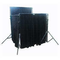Scène de Marionnettes Portable pour Salle de Classe, Trépied pour Théâtre de Marionnettes, Tuyau et Drapé