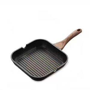 Sartén cuadrada antiadherente de alta calidad más vendida, sartén multifunción <span class=keywords><strong>para</strong></span> desayuno, bistec, huevo, parrilla <span class=keywords><strong>para</strong></span> barbacoa al aire libre, sartén Ford - Product Image 1