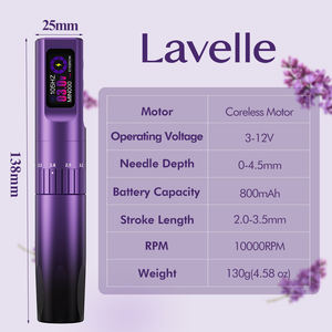 Máquina Inalámbrica de Batería INKin Lavelle para PMU y SMP con Carrera Ajustable, Lápiz de <span class=keywords><strong>Tatuaje</strong></span> Inalámbrico Recargable para PMU de Cejas, Labios y Cuero Cabelludo - Product Image 5