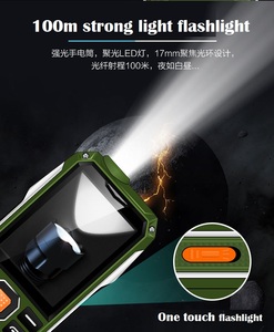 NEW <span class=keywords><strong>Triple</strong></span> <span class=keywords><strong>Proofing</strong></span> Pin Lớn Đèn Pin 2 Gam Tính Năng Điện Thoại GSM Dialer Bàn Phím Sinh Viên Điện Thoại Di Động Mini Điện Thoại Người Già - Product Image 5