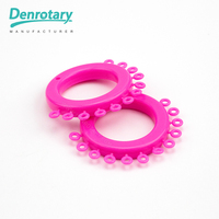 Prix de gros : Ligatures orthodontiques élastiques mini O-ring, couleurs assorties, 100 pièces/paquet, TPU de qualité médicale, Denrotary