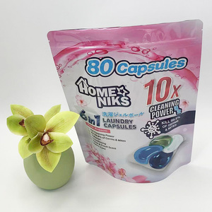 Color Printing 72g PE Material <b>Stand</b> Pouch Security Easy Tear Strong Resealable Air for Zipper for Condensation Beads Other - Product Image 5
