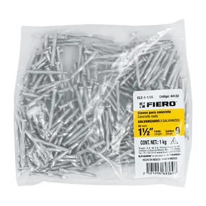 Master con 20 unità borsa con 1 kg di cemento zincato chiodi 1-1/2' - Product Image 3