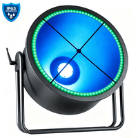 Projecteur LED extérieur IP65 540W blanc chaud + CRI élevé 55° DMX RDM E27 pour concerts, théâtres et événements