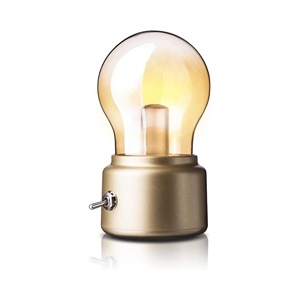 Vintage LED Atmosphere Light Modern Design Rechargeable Night Eye Protection Creative Bedside Table <b>Lamp</b> for Bedroom for Cafe - Product Image 1