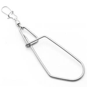 Attache-poisson simple de 10 cm en acier inoxydable 304 pour poisson mandarin, pêche en surface, gros gibier, accessoire de pêche DIY - Product Image 1