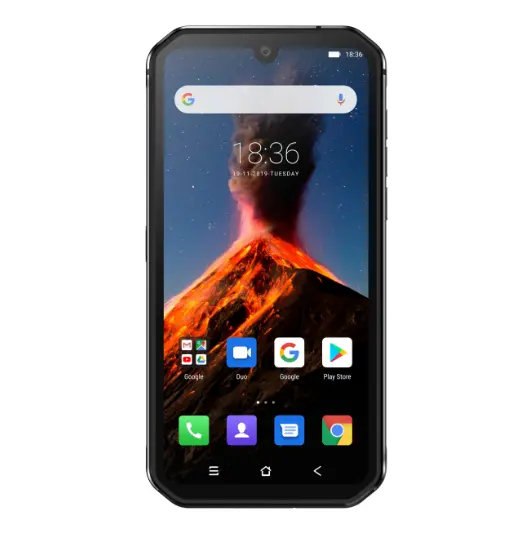 Termal görüntüleme mobil Blackview BV9900 Pro 5.84 inç 8GB + 128GB IP68 su geçirmez Smartphone 48MP küresel kilidini sağlam cep