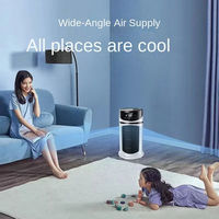 Mini Ventilateur Tour Portable de Bureau USB, Rafraîchisseur d'Air Froid à Brume d'Eau