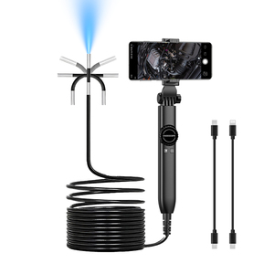 Caméra endoscopique avec lumière, étanche IP67, compatible avec Android et iPhone, caméra de visée flexible avec 8 LED - Product Image 1