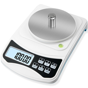 Balance électronique de cuisine domestique, alimentée par piles, écran LCD, capacité de 10 kg, balance portable pour peser les aliments en grammes - Product Image 1