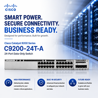 Commutateur réseau géré empilable Catalyst 9200 à 24 ports avec QoS et SNMP, capacité de 128 Gbps, C9200-24T-A