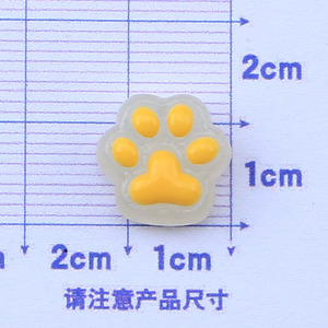 Cuentas de joyería de garra de pie de Animal luminoso de 13mm, abalorios de resina de Pata de Gato para fabricación de colgantes de accesorios DIY - Product Image 5