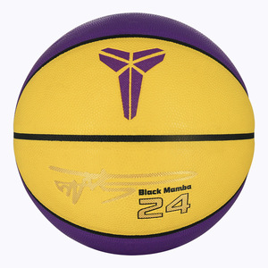 Black <span class=keywords><strong>Mamba</strong></span> Baloncesto conmemorativo Durable No. 7 Interior Exterior Universal Adulto PU Cubierta Venta directa de fábrica - Product Image 1