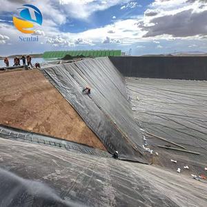 แผ่นใยสังเคราะห์ HDPE สำหรับบุผนังช่องทางน้ำ <span class=keywords><strong>บ่อ</strong></span>เพาะเลี้ยงสัตว์น้ำ <span class=keywords><strong>บ่อ</strong></span>เก็บน้ำ ลดการสูญเสียน้ำ ทนทานต่อรังสียูวี อายุการใช้งานยาวนาน แข็งแรงทนทาน - Product Image 4
