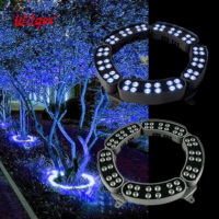 Outdoor Baumumfassungs-LED-Ringlicht IP65 Wasserdicht Landschafts-Baumumwicklungsleuchte Garten Park Straße Niederspannungs-Dekorationsleuchte
