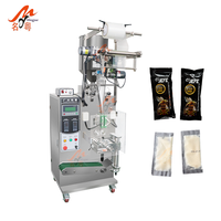 Machine d'emballage verticale automatique à commande PLC pour le remplissage et la fermeture de sachets de liquides (ketchup, confiture, sauce) 1-50 ml