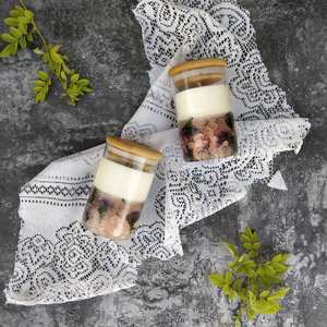 Custom Hot Sale Wholesale Color Fragrance Jelly Glass Gel Wax <strong>Essential</strong> <strong>Oil</strong> <strong>Candle</strong> in Home Decoration - Product Image 1