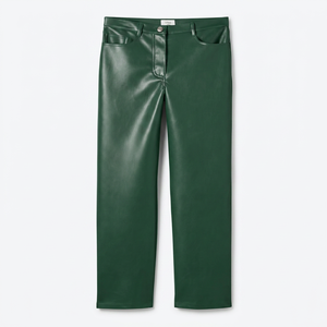 Pantalon en cuir de mouton pour femme, sur mesure, de haute qualité, respirant, tissu doux, design élégant - Product Image 3